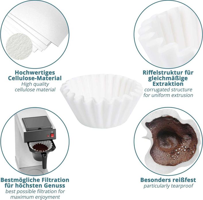 Nowe filtry do kawy / worki filtracyjne / zestaw 440 sztuk !2046!