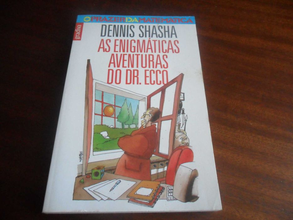 "As Enigmáticas Aventuras do Dr. Ecco" de Dennis Shasha - 1ª Ed. 1992