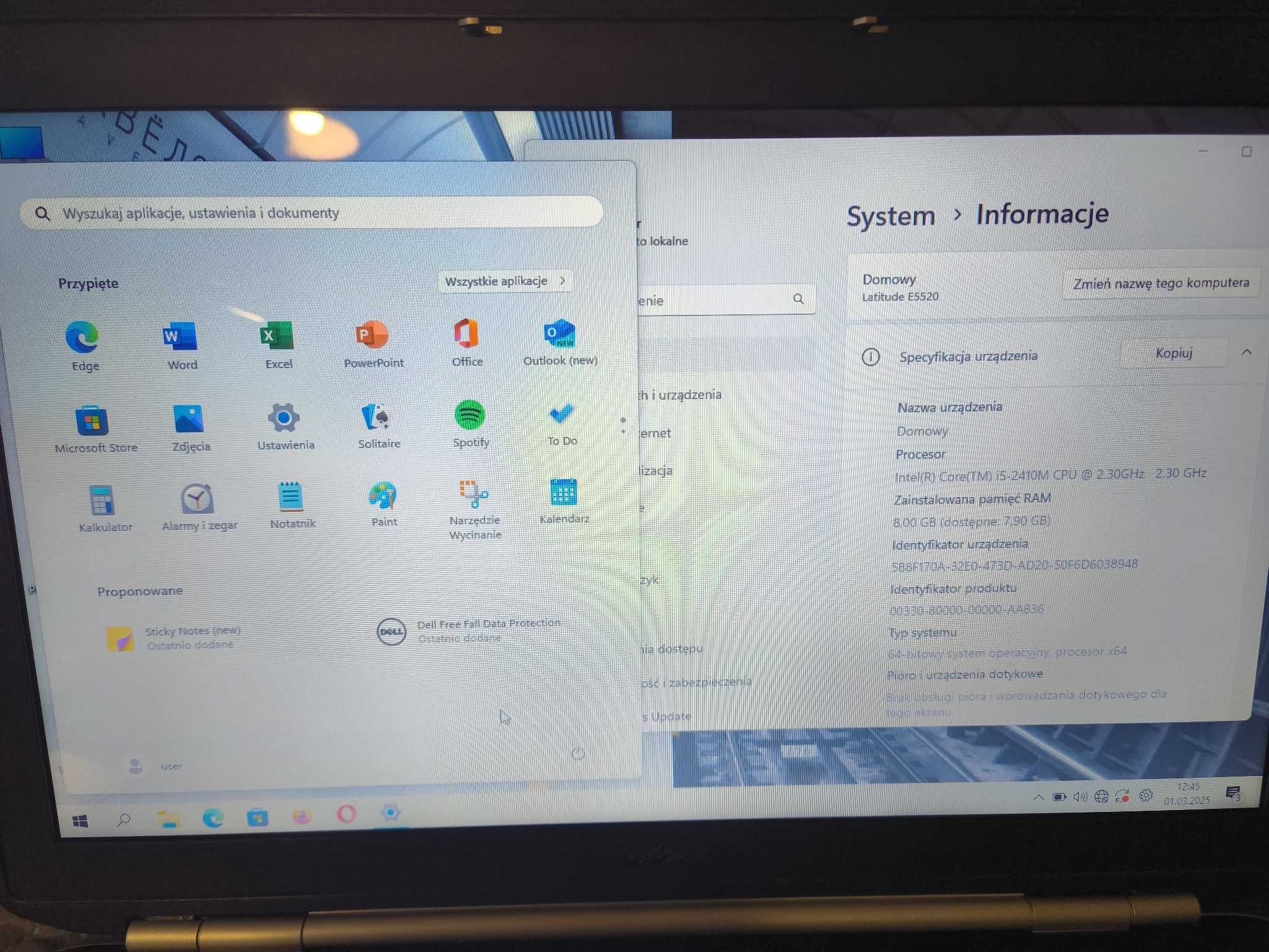 Dell Lattitude Core i5 2,9 Ghz SSD WiFi, HDMI – Wydajny laptop