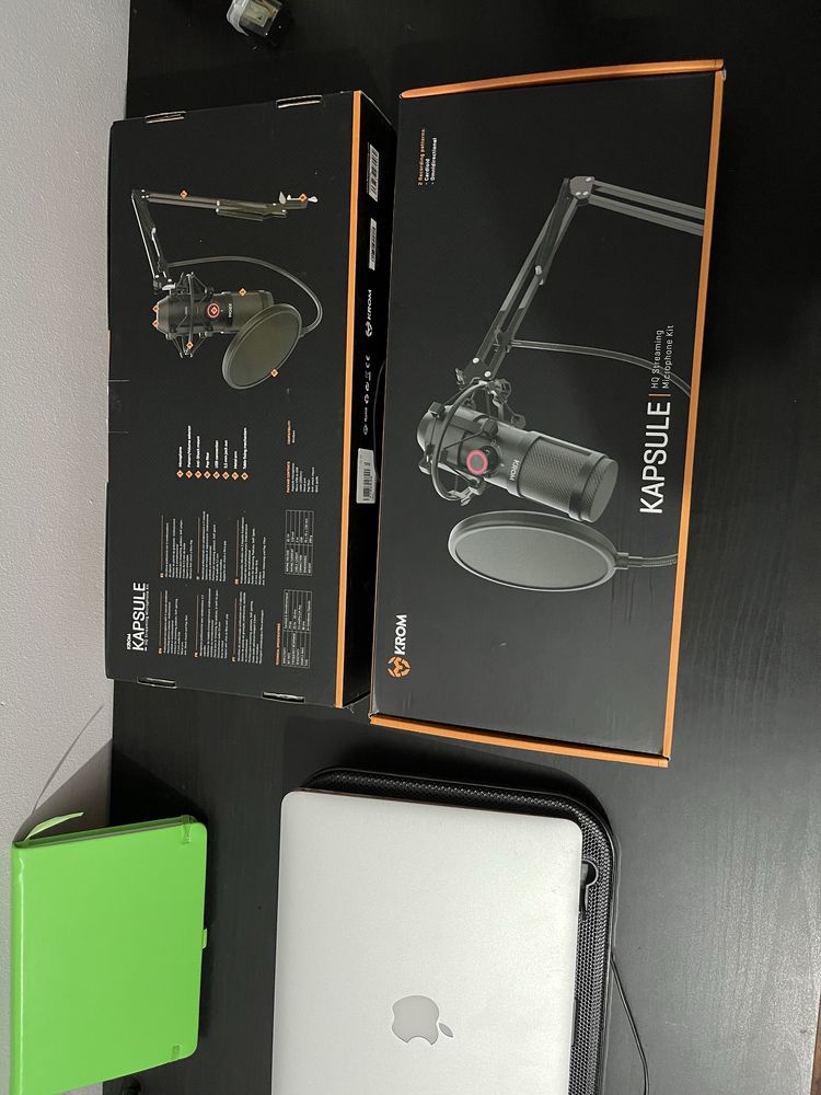 Microfone krom kapsule kit