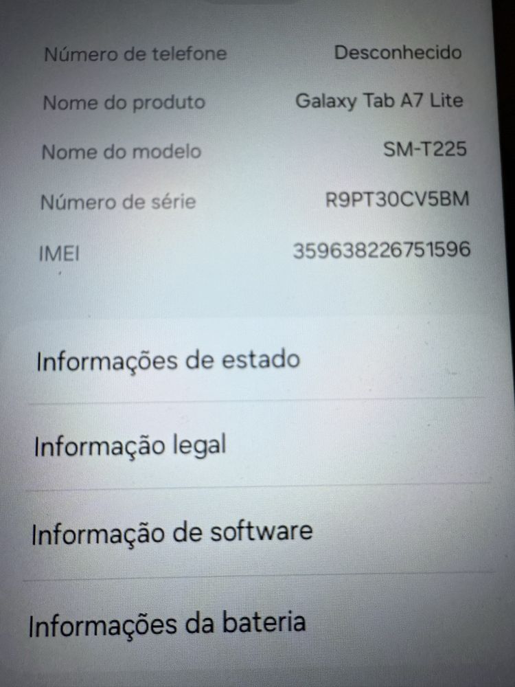 Samsung Galaxy TAB A7 Lite (SM-T225) 4G