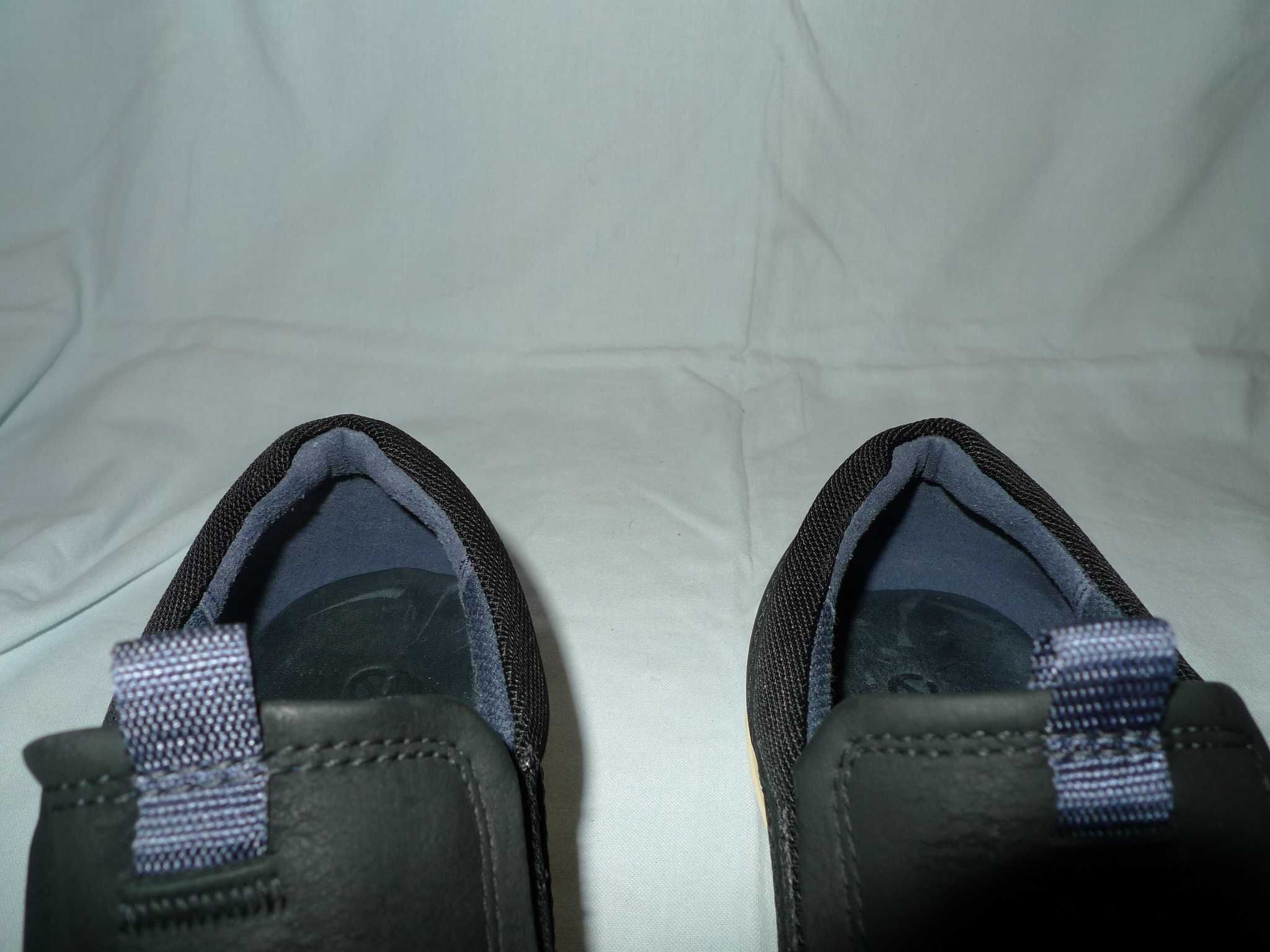 ECCO r.42/27cm Buty skórzane wsuwane półbuty mokasyny