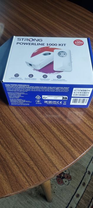 Power line 1000 mbps Novo