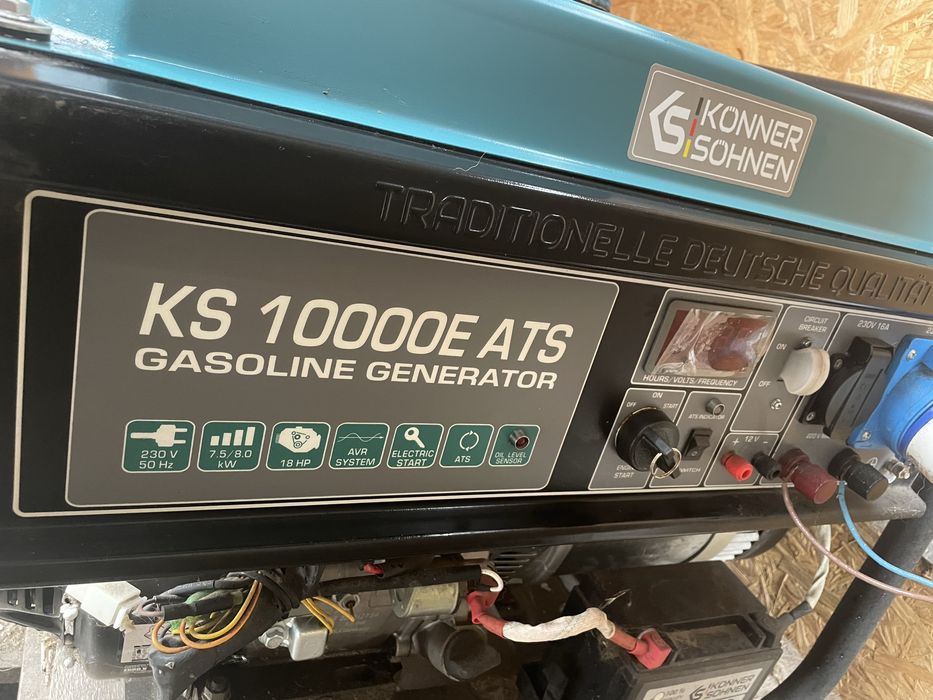 Продам генератор Konner Sunhen KS 10000E ATS