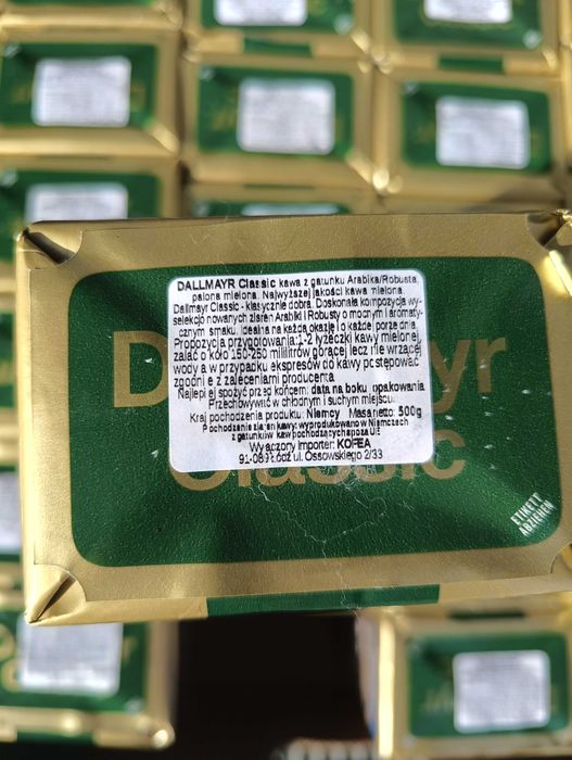 10x kawa mielona dallmayr classic tanio 500g długa data 05.2027