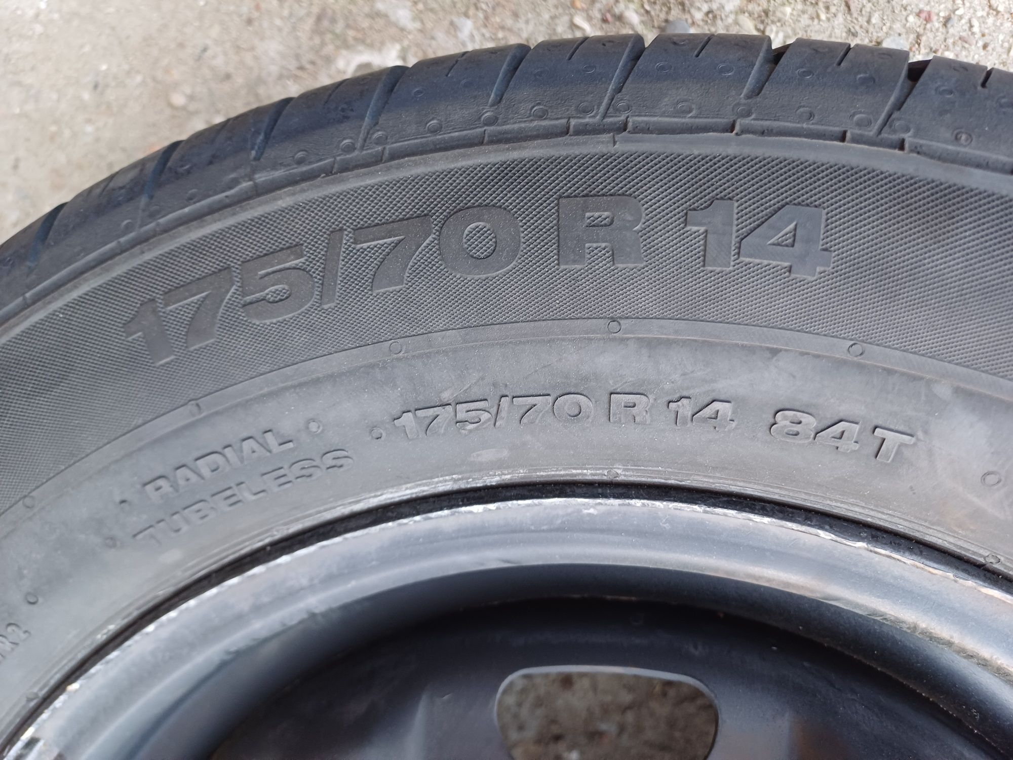 Koła lato 14" 5x100 5J et35 VW Polo Fabia Ibiza Continental 175 70 R14