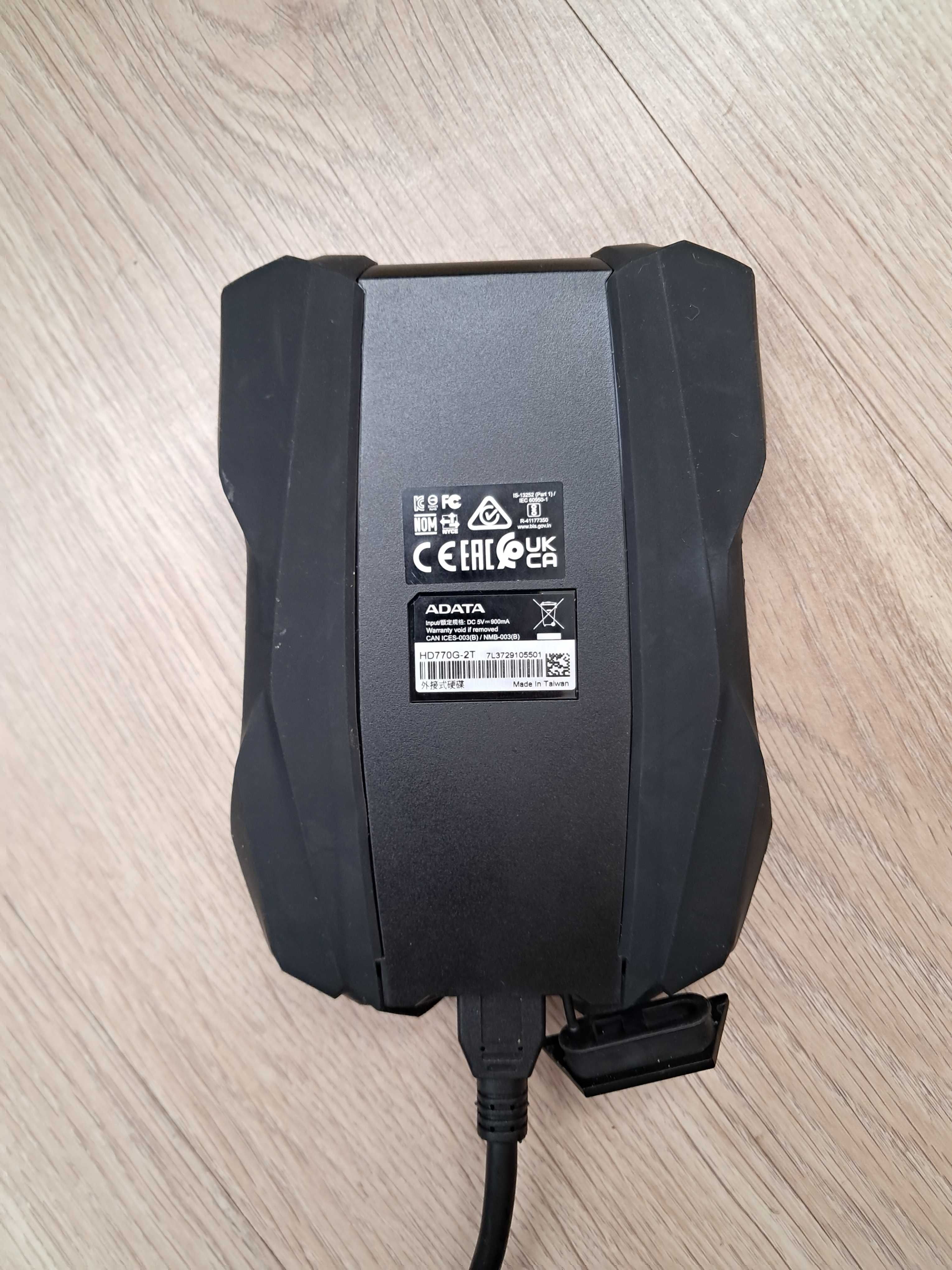 Adata dysk hd770G 2 tb dysk zewnętrzny kabel