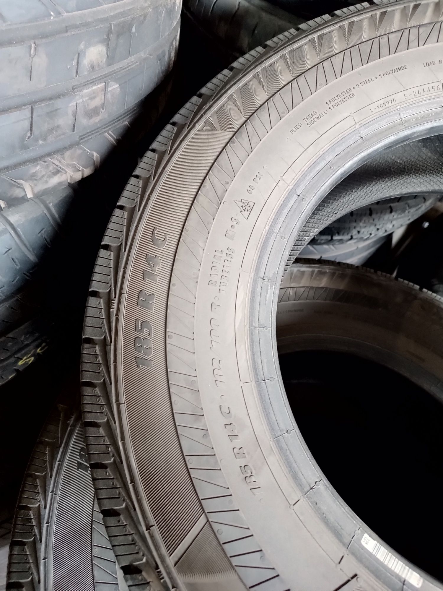 Шини Всезонка 185/14с 6,6мм 2019р. 4шт.