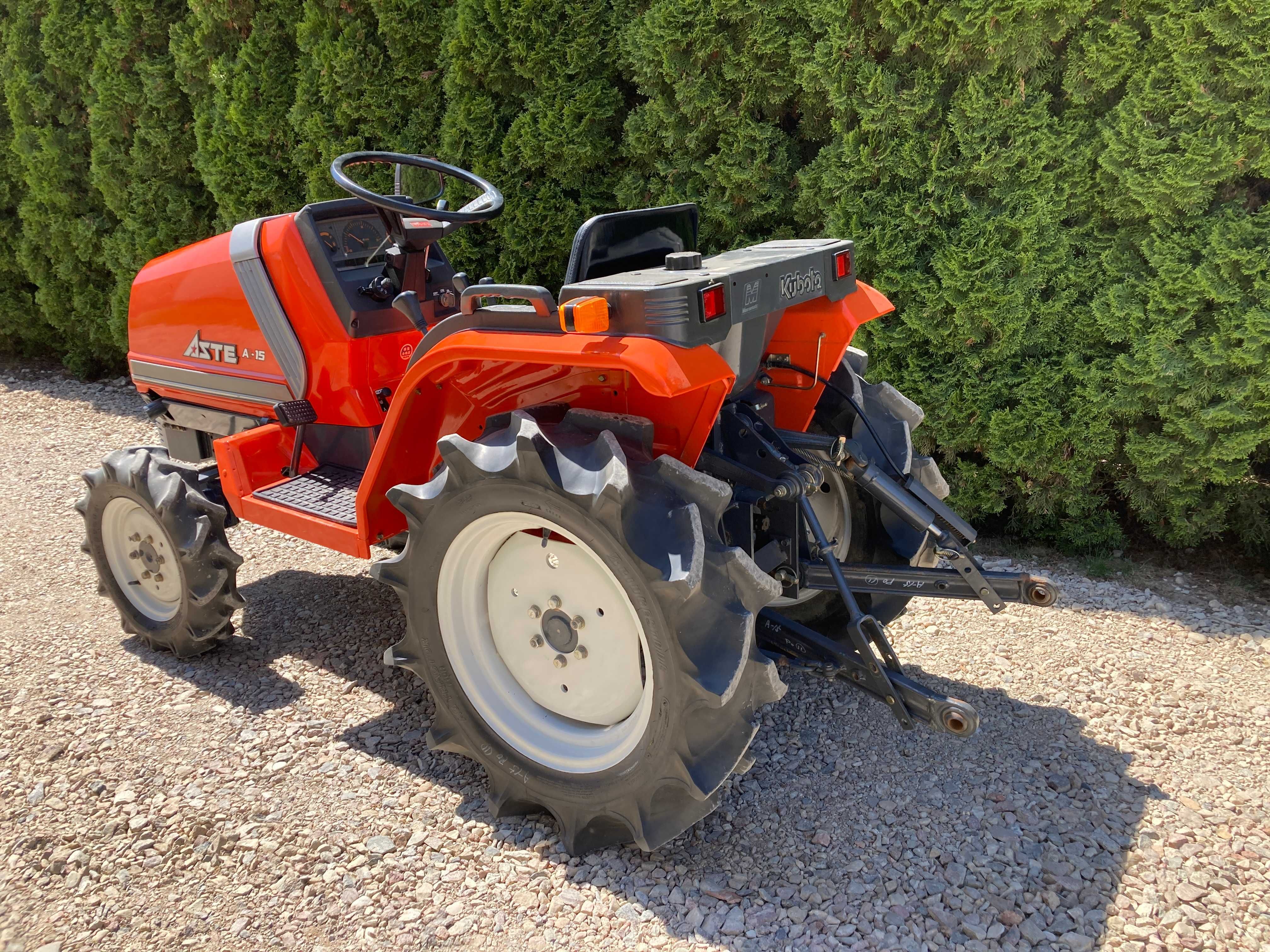 Mini Traktor Ogrodniczy Kubota Aste A15 4x4