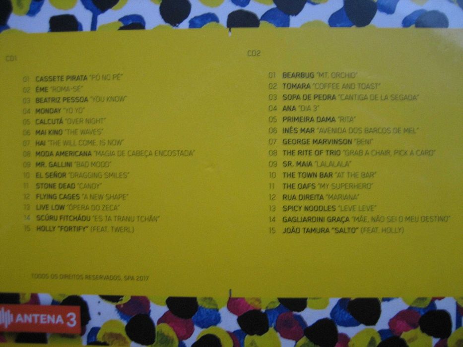 Cds duplos Novos Talentos Fnac 2015, 2017, 2019 Selados