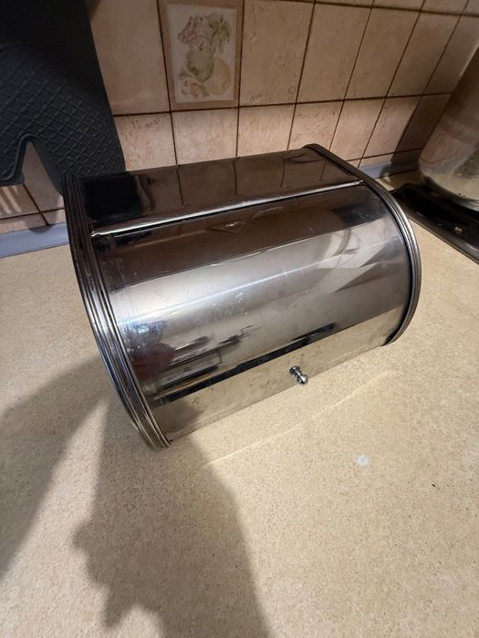 Chlebak stalowy Chromowany