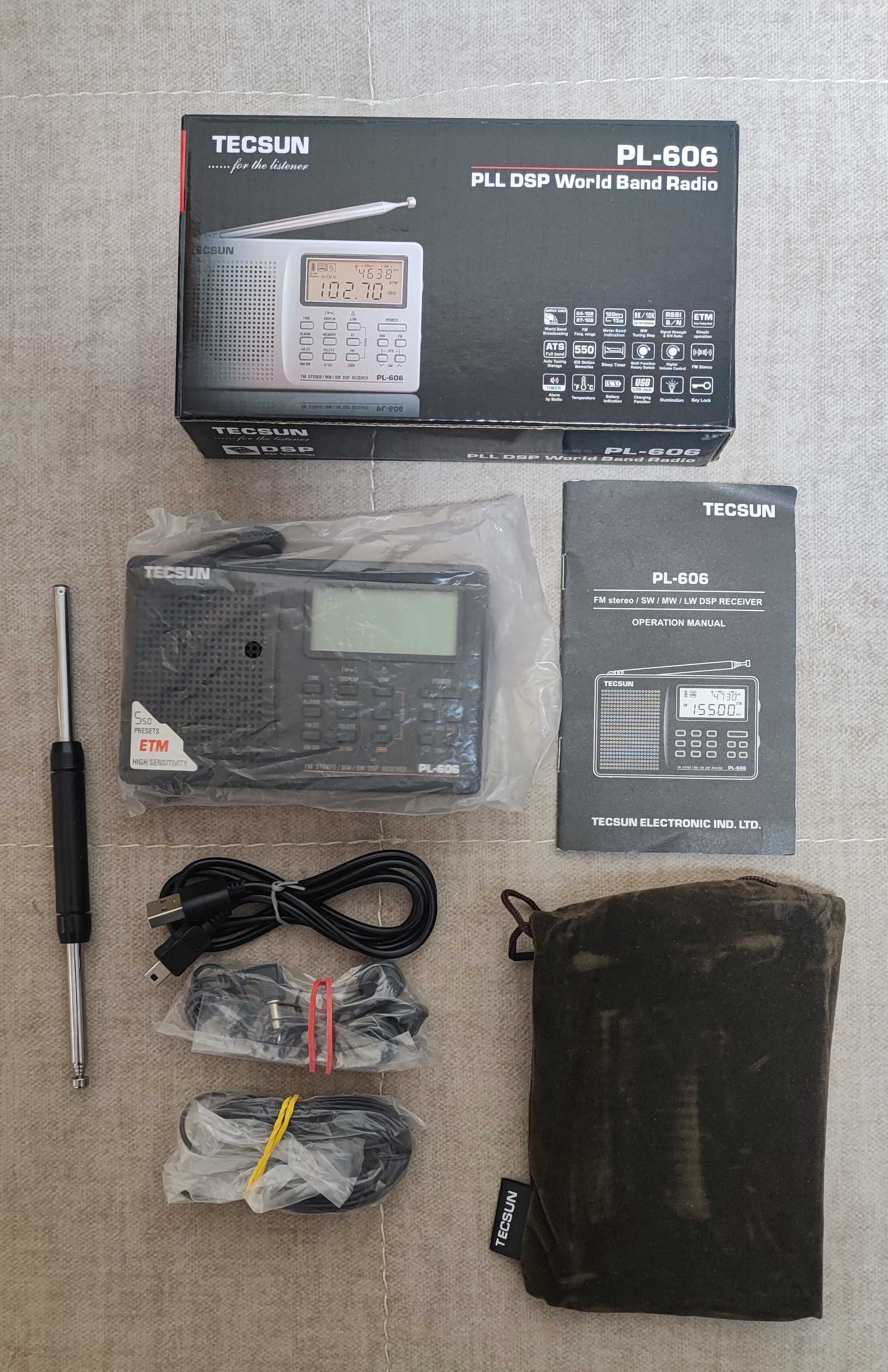 Продається радіоприймач Tecsun PL-606