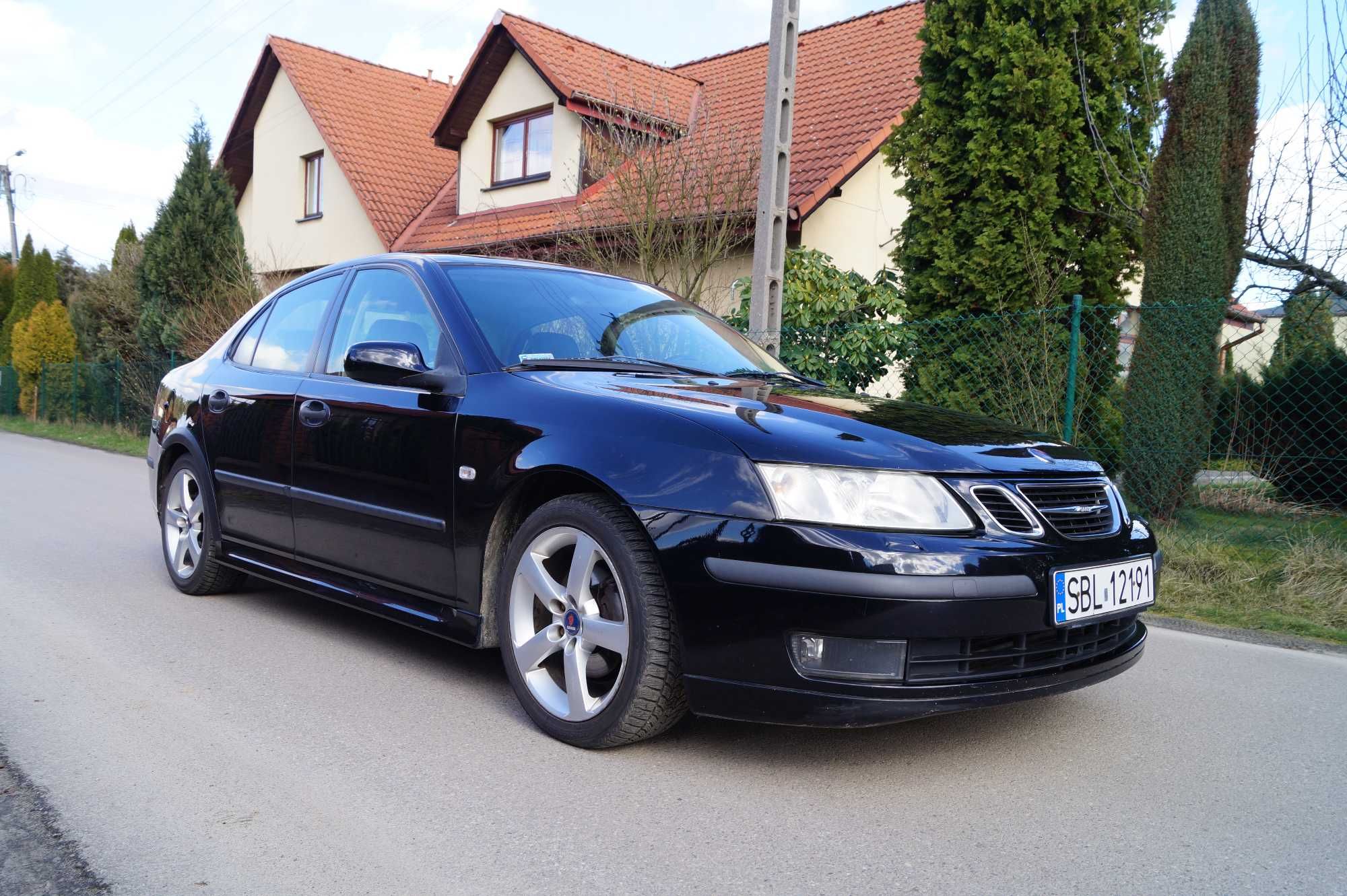 Saab 9-3 2,2TID Przegląd i OC-03.2025.Skóra,grzane fotele,klima.