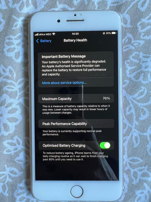 Iphone 7 plus rosa 128G
