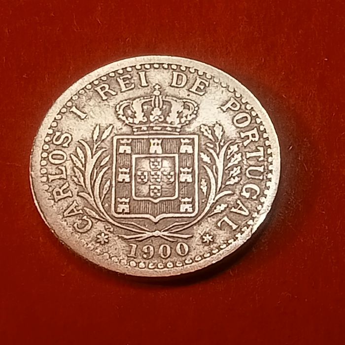 Moeda de 100 reis Carlos l