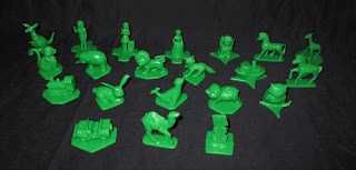 Bonecos Antigos Vintage PVC Monocromáticos Rajá Kinder Mcdonalds