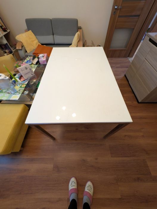 Stół biały 135x85cm