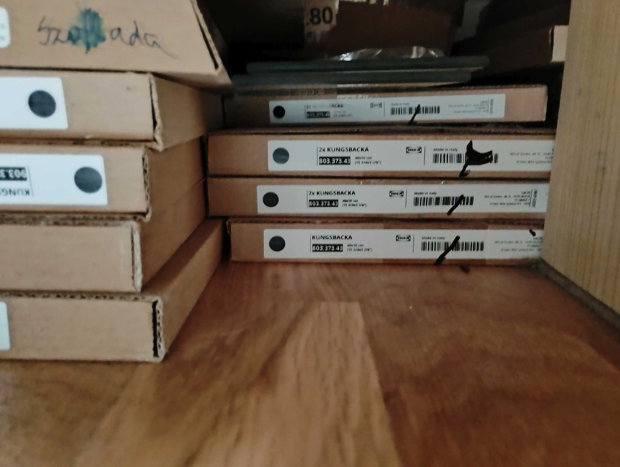 Fronty szuflad kungsbacka IKEA czarny mat
