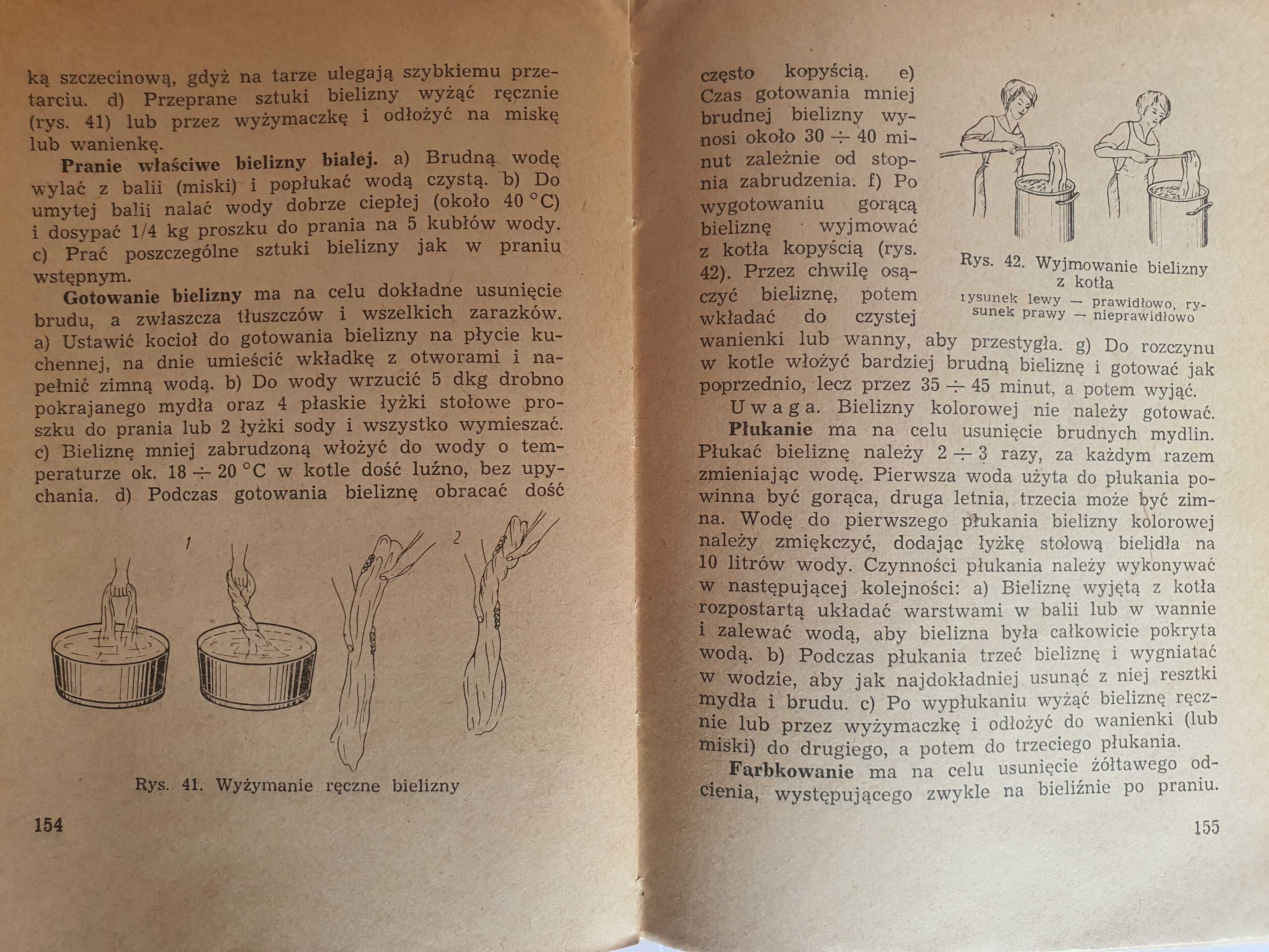 Zajęcia w gospodarstwie domowym dla dziewcząt 1963 r. J. Przeradowski