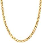 Złoty ŁAŃCUSZEK męski GRUBY łańcuch męski 14K KUTY ANKIER 62cm 105g