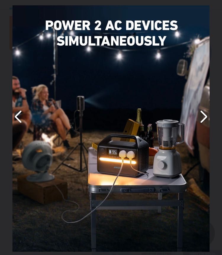 Зарядна станція Anker 535 PowerHouse 512 Wh | 500W