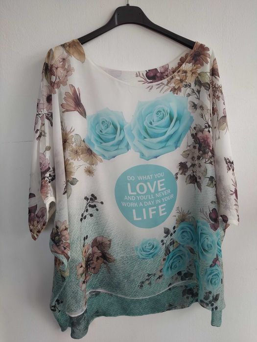 Blusa chiffon muito elegante - Tamanho único