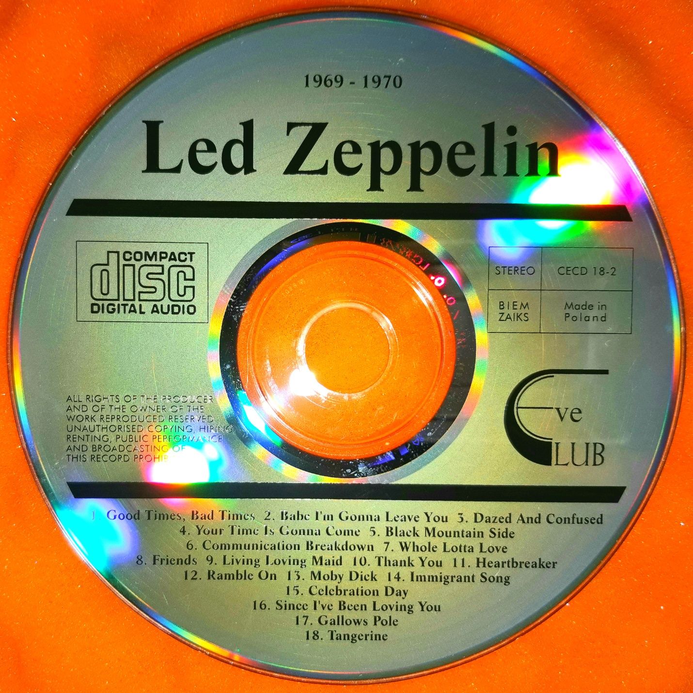 Led Zeppelin 1969 - 1973 (2xCD, 1998)