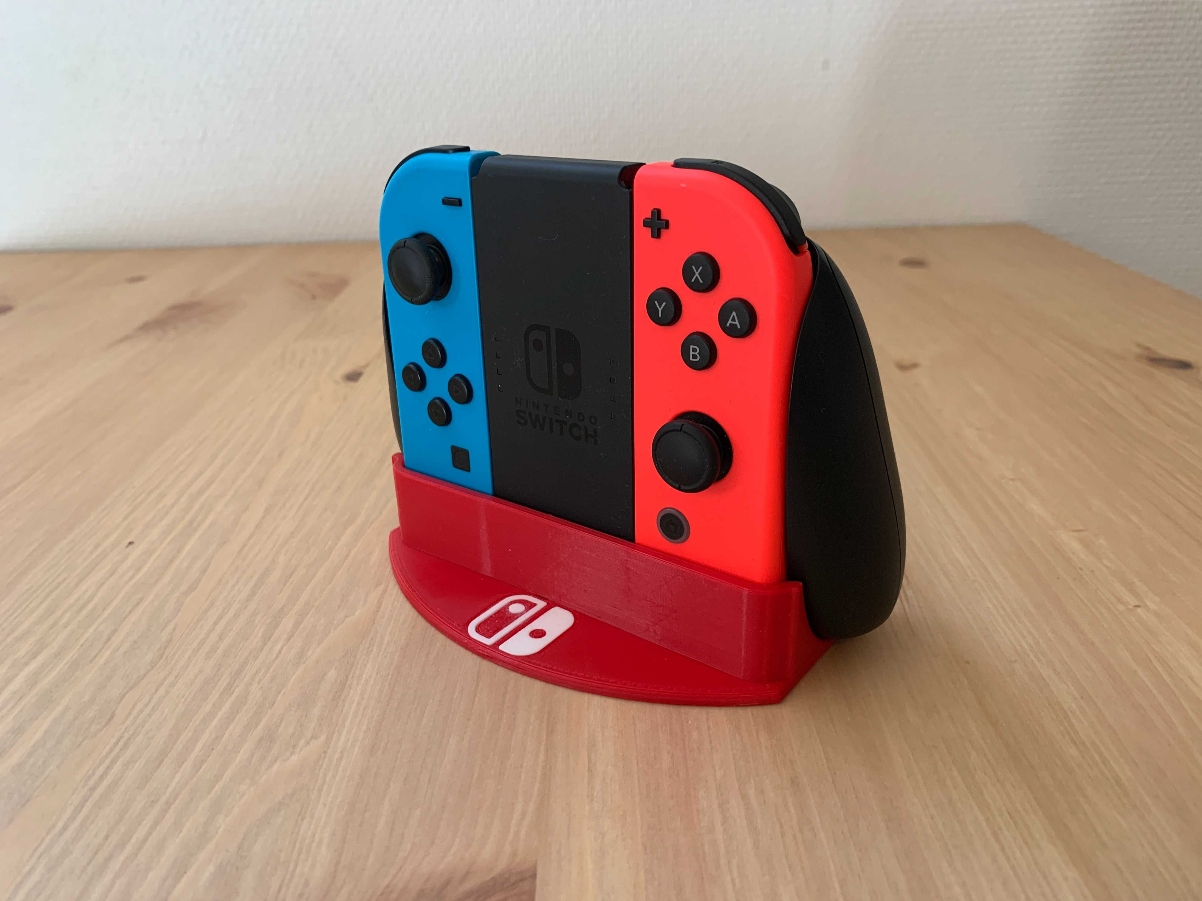 Podstawka/stojak na JoyCon Nintendo Switch czerwona