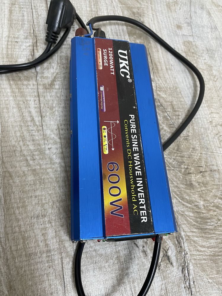 Сінусний Інвертор напруги 1200watt з автоматикою