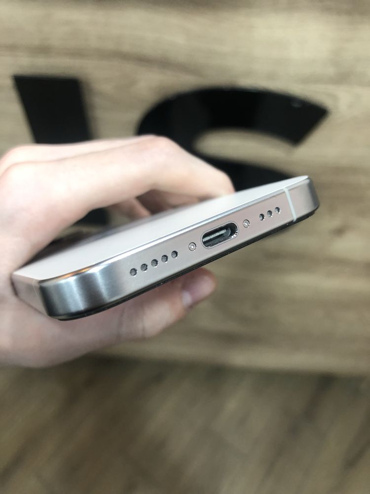 iPhone 15 Pro 256Gb White 100% battery Europa