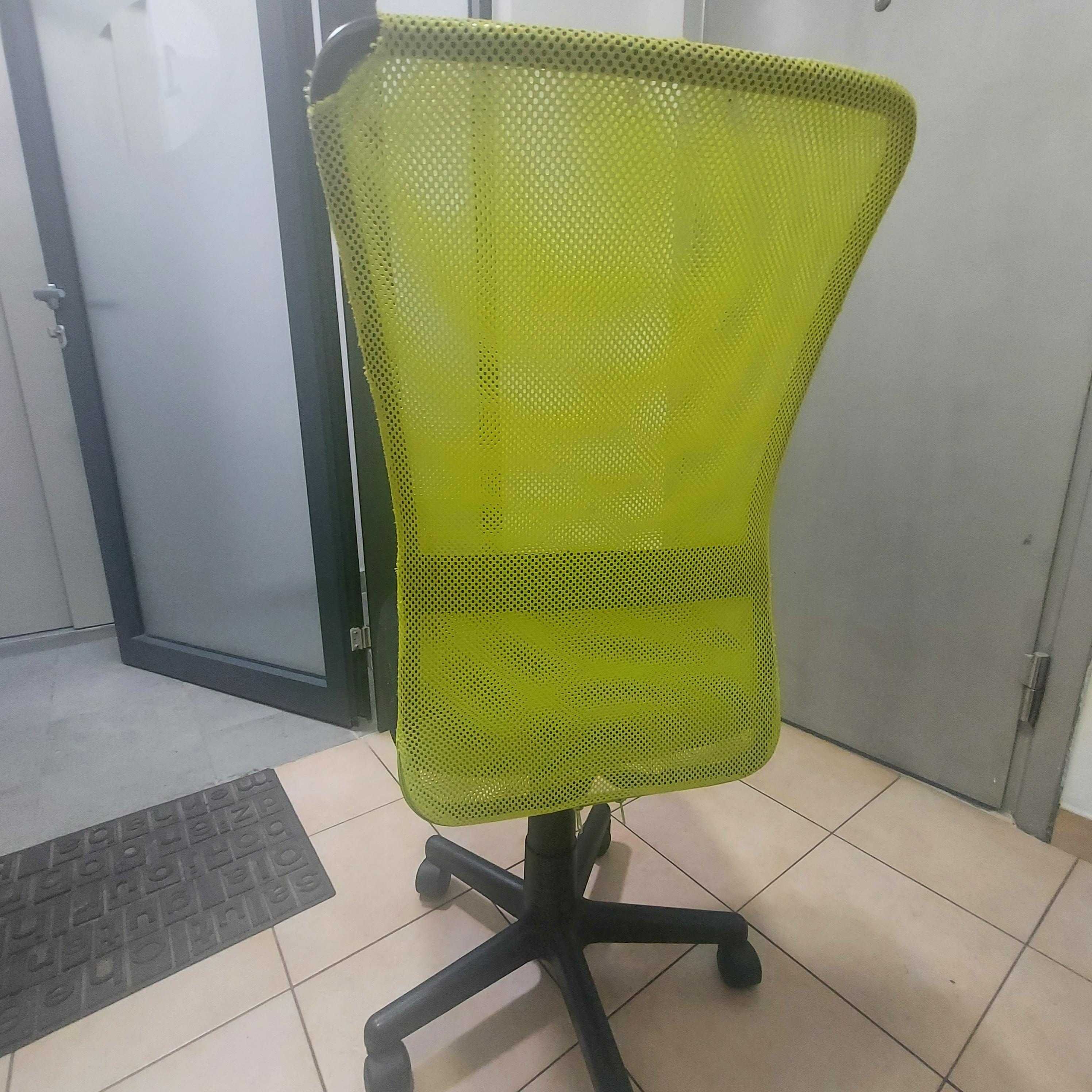 krzesło biurkowe halmar dingo zielono (limonkowo) - czarne