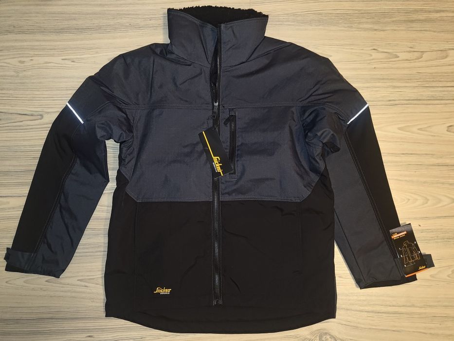 1148 Snickers M zimowa kurtka robocza ripstop  czarna mocna lekka