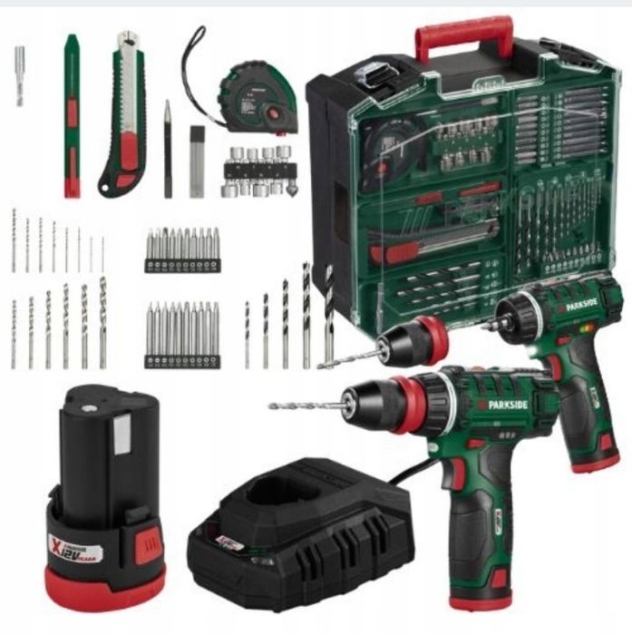 Wiertarko-wkretarka Parkside PBSA 12 E4 z akumulatorem -z ladowarka