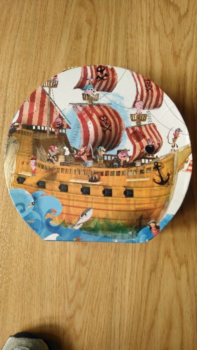 Jogo/Puzzle infantil Barco Pirata