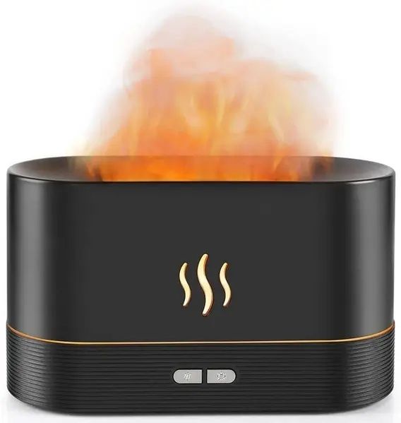 Ночник – увлажнитель воздуха с имитацией пламени Flame 3в1 для эфирног