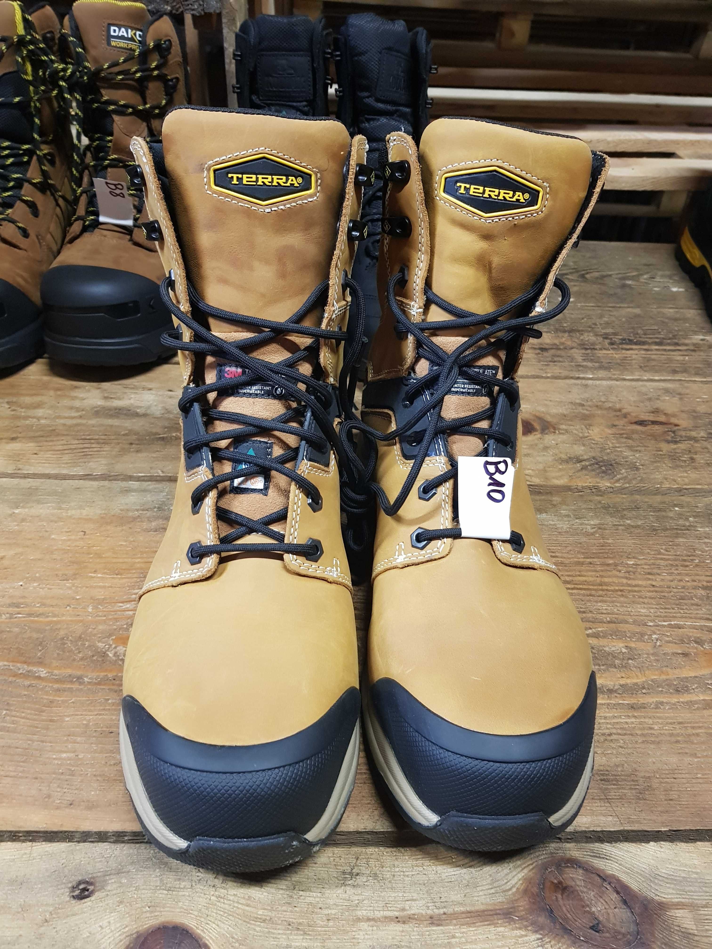 Buty robocze TERRA rozm 43,5 wkł 29,5 cm S3