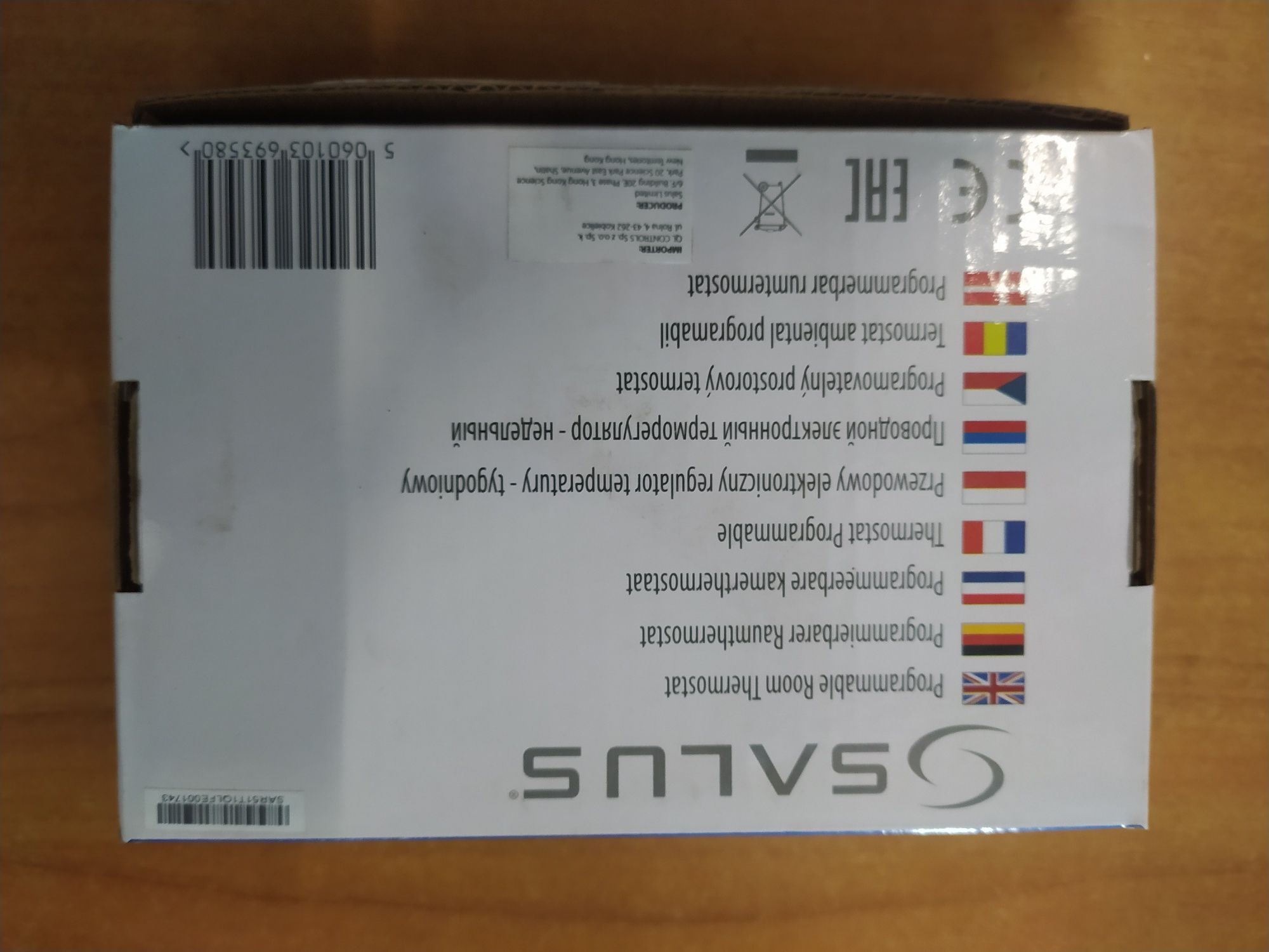 SALUS Przewodowy regulator temperatury RT510