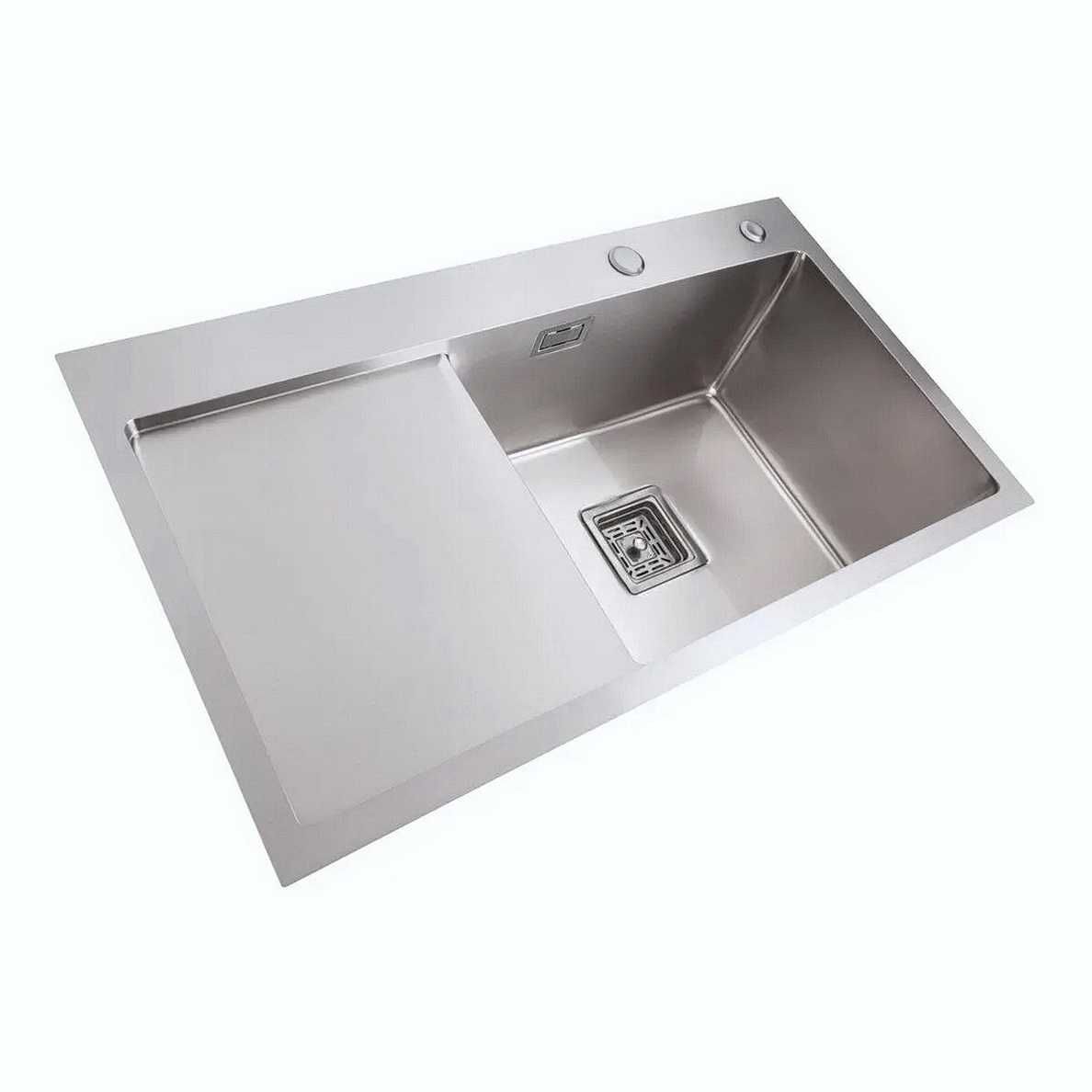 Кухонна мийка Platinum Handmade HSB 78*43/230 стальна, 1 чаша