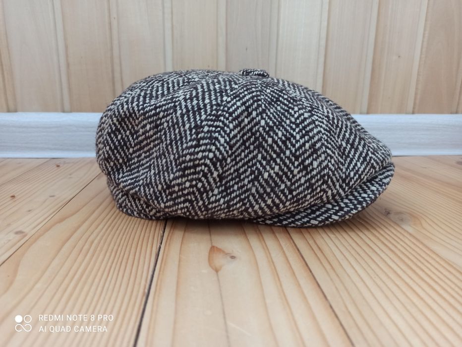 Кепка Восьмиклинка. Твід. Кепка Шелбі. Хуліганка.