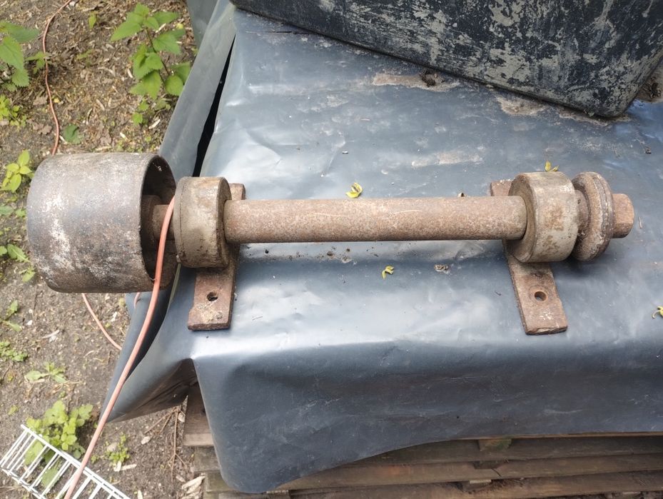 Wałek do krajzegi duży solidny plus piła tarcza 50cm