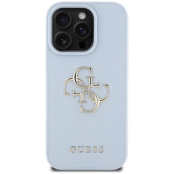 Etui Guess Grained Big 4G Logo Small Classic Logo na iPhone 16 Pro Max