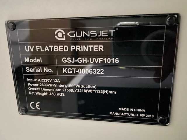 Drukarka ploter UV Gunsjet F1016