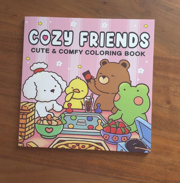 Kolorowanka dla dorosłych Cozy friends