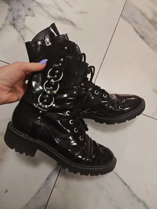 Botki sztyblety buty wiosenne jesienne kozaki rozmiar 39 damskie