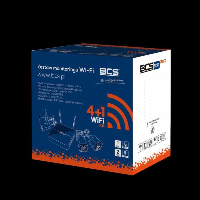 Zestaw monitoringu IP BCS BASIC BCS-B-KITW(2.0)