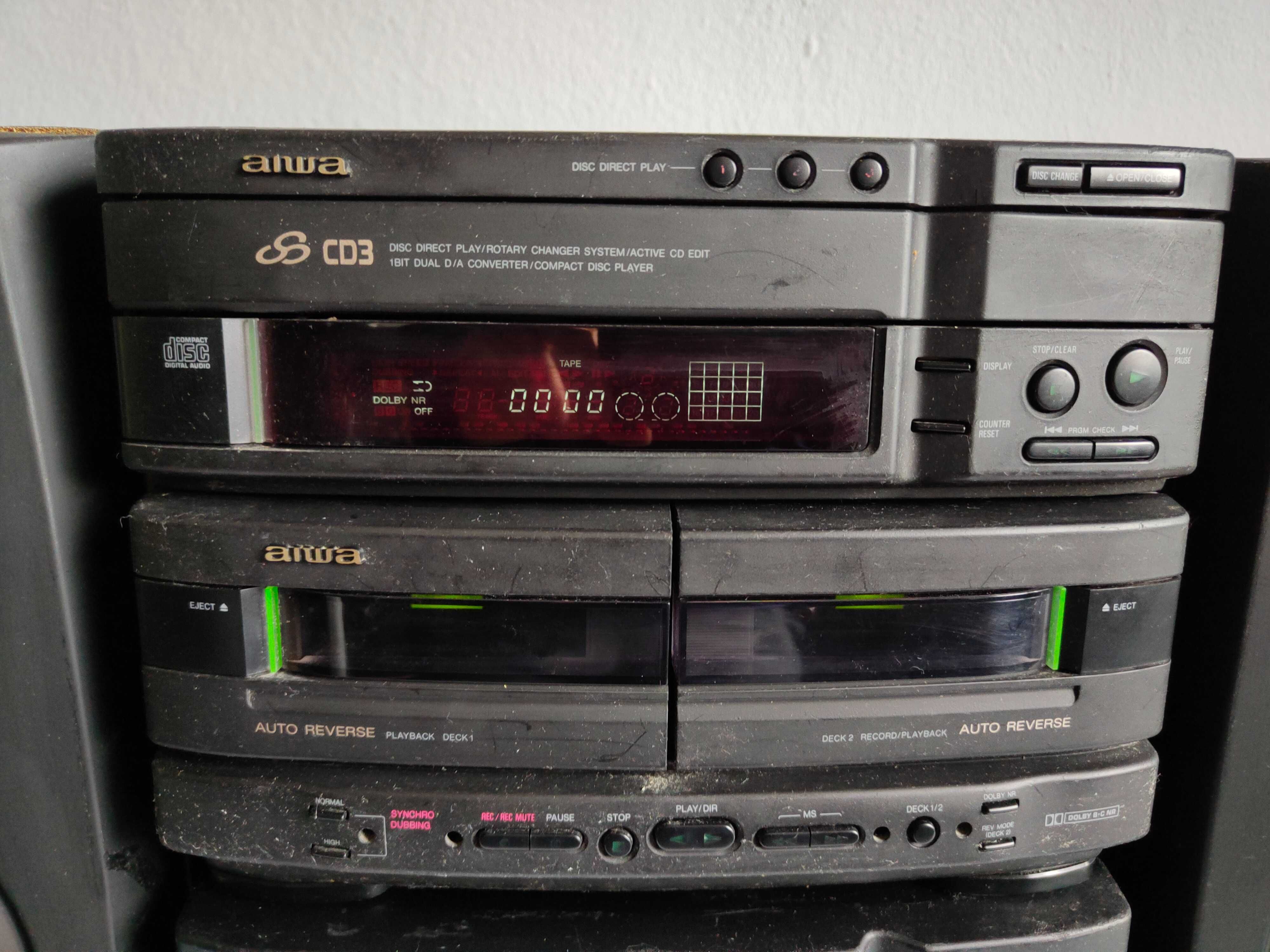 Wieża Aiwa NSX-D939, RX-N939EZ, FD-N939 z kolumnami