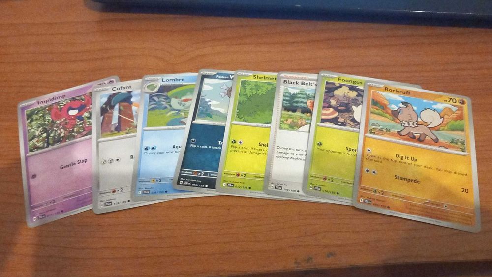 Pack 16 cartas Pokemon da Coleção Journey Together originais
