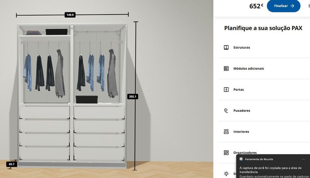 Guarda-roupa ikea