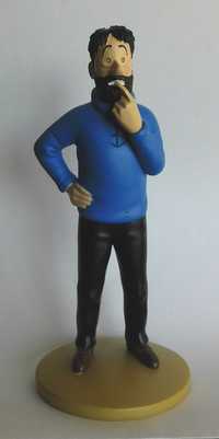 Figura Tintin Capitão Haddock Coleção oficial Moulinsart Hergé França