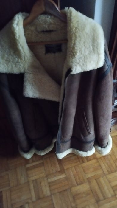 Casaco couro para homem